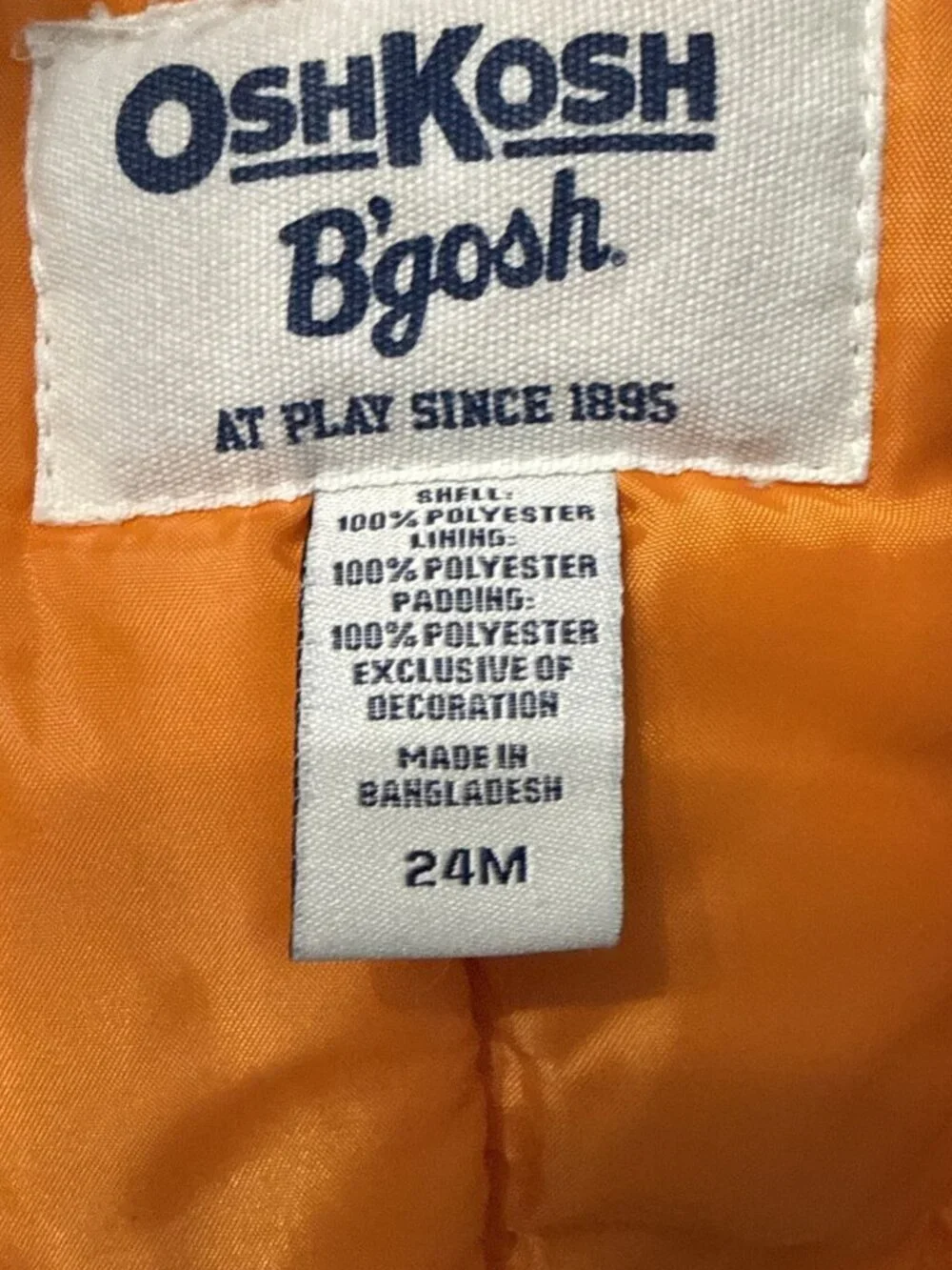 Osh Kosh B'gosh Toddler Size 24 M Blue Hooded Coat